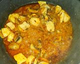 Foto del paso 2 de la receta: Radiatori con pollo y salmorejo canario