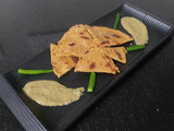 Leftover dal paratha