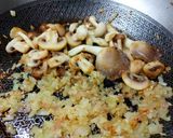 烤紅粉嫩雞胸佐菌菇燉飯/生米做法/西餐烹調的食譜步驟4照片