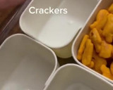 A picture of step 5 of Christmas lunchable snackle box.