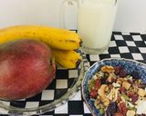 Foto del paso 1 de la receta: Vitaminas de frutas y Mix de frutos Secos con Miel!