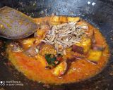 Foto langkah ke 3 dari resep Balada Teri di Balado Terong.