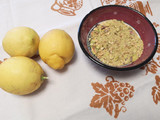 Pasta al limone e pistacchi