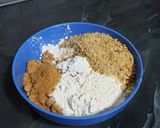 Foto del paso 1 de la receta: Galletas de nuez bañadas en chocolate y avellanas