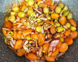 Foto del paso 5 de la receta: Fusilli N°98 con cherrys, aceitunas y bacon al pesto suave de pistachos