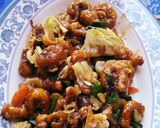 Foto langkah ke 9 dari resep Cumi goreng saus teriyaki.