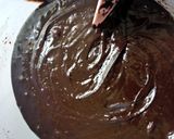 Gambar langkah 5 resipi Brownies Kedut sebelum usia😆.
