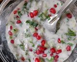 A picture of step 3 of Chia seeds Raita.