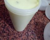 A picture of step 2 of Kesar -badam kulfi.