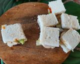 A picture of step 4 of One bite sandwiches.