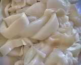 Foto del paso 1 de la receta: Arroz caldoso con langostinos y calamares