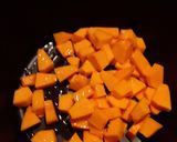 Foto del paso 1 de la receta: Crema de calabaza con mijo y naranja
