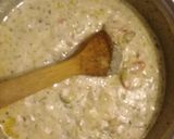 A picture of step 3 of Pipe pasta with cheese,mushroom & garlic sauce.