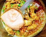 A picture of step 5 of Chicken Peas Gravy.