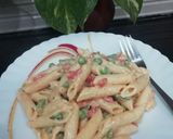 A picture of step 11 of White Sauce Pasta.