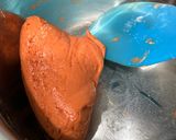 A picture of step 1 of Two-Color Che Lũm Chũm (Vietnamese Glutinous Rice Balls in Ginger Syrup, No Filling).