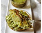 Foto langkah ke 8 dari resep Lapis Singkong Matcha Kelapa Muda Keju.