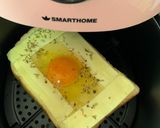 A picture of step 4 of Egg and Cheese Bread in Air Fryer.