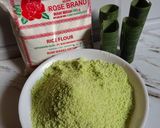 Foto langkah ke 4 dari resep Kue Putu Bambu (Menggunakan Cetakan Daun Pisang).