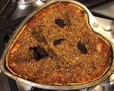 Une image de l'étape 16 de Tarte bonhomme » au céleri branche,tomates, mozzarella,oignon de roscoff et poivre vert frais.