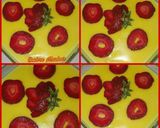 A picture of step 5 of Mango Custard With Strawberry 🍓🍓.