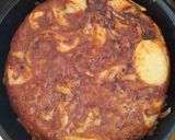 Foto del paso 1 de la receta: Tortilla de papas, jamón y cebolla