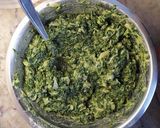 Foto del paso 3 de la receta: Fainá relleno de espinaca y cebollas asadas
