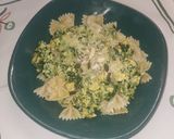 Spenótos-tojásos farfalle recept fázis 3 fotója
