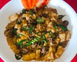 Foto langkah ke 6 dari resep Ati Ampela Tahu Masak Cabe Ijo.