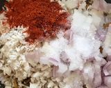 A picture of step 3 of Elephant Yam Suran Salad Koshambiri.