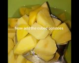 A picture of step 4 of Saucy Potatoes #My4WeeksChallenge.