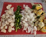 A picture of step 2 of Lauren's Autumn Harvest Soup.