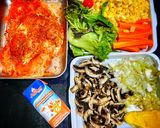 Foto langkah ke 1 dari resep Chicken Creamy Mushroom Sauce.