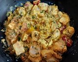 A picture of step 4 of Paneer Tikka Dum Biryani.