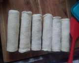 Foto langkah ke 6 dari resep Banana roll cake (versi roti tawar).