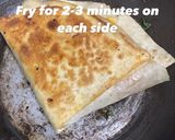 A picture of step 9 of Easy and Quick Vegetarian Quesadilla.