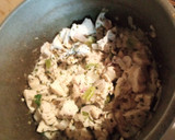 Foto del paso 3 de la receta: Fideos con verduras y pollo en salsa blanca