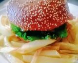 Φωτογραφία βήματος 4 της συνταγής Burger original 🍔! Με τηγανητές πατάτες 🍟!