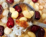 Hình bước làm 3 của món Lệ Đào Hoa- Chè Dưỡng Nhan