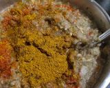 A picture of step 4 of Mint and Chibad(Cucumis Callosus) Chutney.