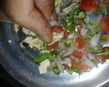 A picture of step 1 of Masala papad.