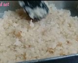 A picture of step 4 of Coconut Burfi / Kobbari Mitai.