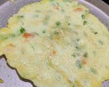 A picture of step 4 of Veg Chilla.