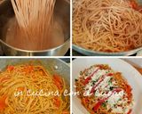 Foto del passaggio 3 della ricetta Ciriole di farro integrale con peperoni e salsiccia ♡