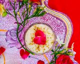 A picture of step 5 of Kheer/rice pudding.