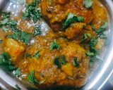 A picture of step 5 of Papaya kofta curry.