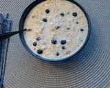 A picture of step 3 of Healthy Blueberry Cheesecake Overnight Oats!!.