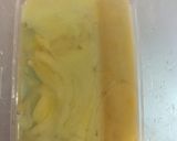 A picture of step 1 of Moringa egg sauce and chips #B/Fast #Abuja.