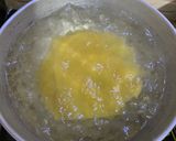 A picture of step 3 of Cheesy Lasagna (with Bechamel layer).