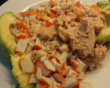 Foto del paso 10 de la receta: Wrap frío de aguacate, atún y surimi 🌯🥑